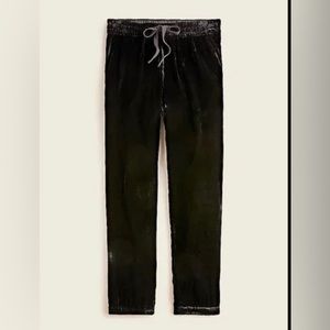J. Crew velvet jogger NWT